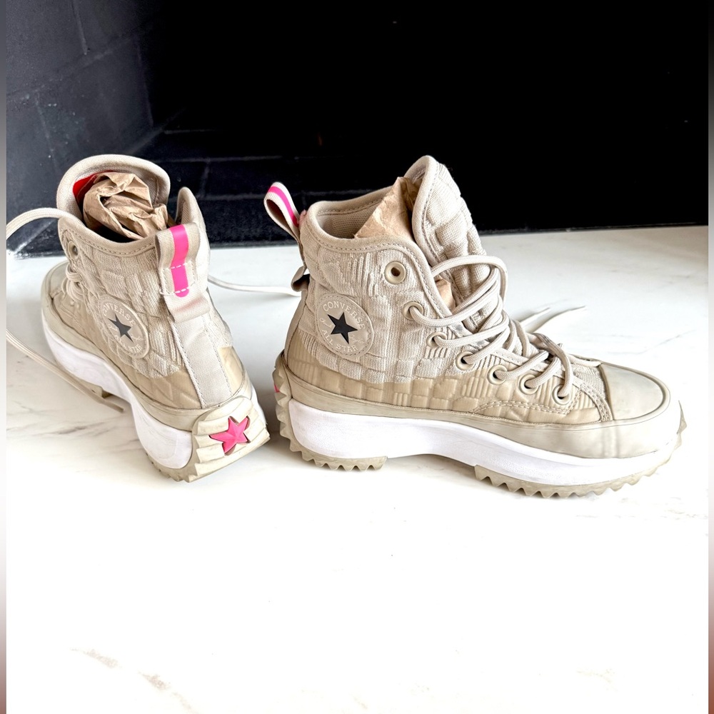 Converse Run Star Hike High Sneakers Platform Shoe ATHLETIC Chuck Women Size 5.5